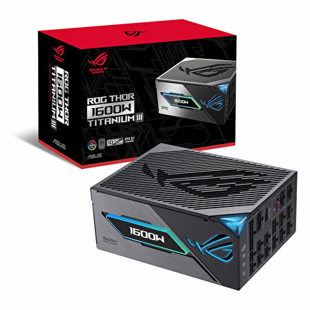 Asus ROG Thor 1600T Gaming ARGB 1600W 80+ Titanyum Modüler Güç Kaynağı