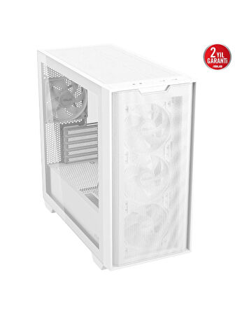 Asus A21 Plus 360mm ATX PSU Destekli Fanlı Micro-ATX Beyaz Mid Tower Kasa 90DC00H3-B19010