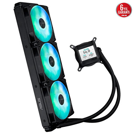 Asus LC 360 ARGB LCD 360mm Intel-AMD Uyumlu Sıvı Soğutucu