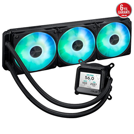 Asus LC 360 ARGB LCD 360mm Intel-AMD Uyumlu Sıvı Soğutucu