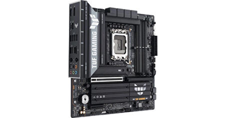 ASUS TUF GAMING B860M-PLUS Intel B860 LGA1851 DDR5 8800 DP HDMI Type-C 3x M2 USB3.2 Gen 2x2 AURA RGB 2.5Gbit LAN mATX 12+1+2+1 Güç Aşamaları, 1xGen5 M