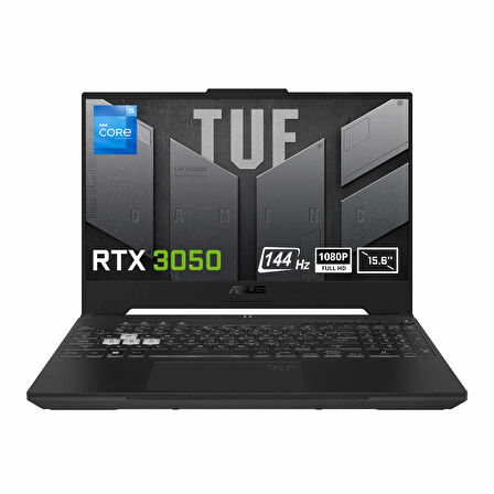 ASUS TUF Gaming F15 FX507ZC4-HN362-Gaming Intel Core i5-12500H 8GB DDR4 512GB SSD RTX 3050 4GB 15.6 inç 144Hz Full HD FreeDos Gaming Laptop