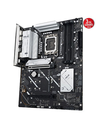 Asus Prime B860-PLUS-CSM Intel LGA1851, DDR5 8200 MHz, USB 3.2 Gen 2x2, Aura RGB destekli ATX Anakart 90MB1KA0-M0EAYC