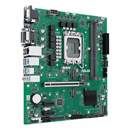 Asus Pro H810M-C-CSM DDR5 (6400MHz)OC M.2 DVI/VGA/HDMI/DP/USB-C PCIe 5.0 1851P mATX Anakart