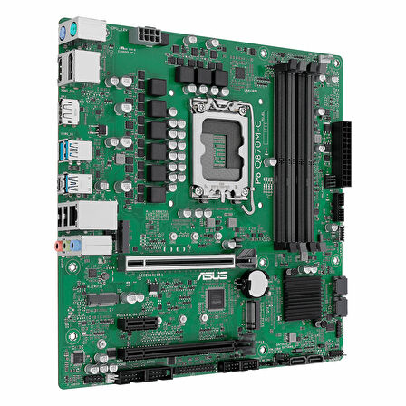 Asus Pro Q870M-C-CSM DDR5 (6400MHz)OC M.2 HDMI/DP/USB-C PCIe 4.0 1851P mATX Anakart