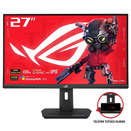 ASUS ROG Strix XG27ACMS 27 inç 320Hz 0.3ms 2K QHD Adaptive Sync Fast IPS Gaming Monitör