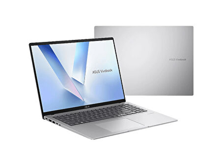 ASUS Vivobook 16 X1607QA-MB085W/ Snapdragon X1/ 16 GB Ram/ 512 GB SSD/ 16"/ W11 Laptop Soğuk Gümüş