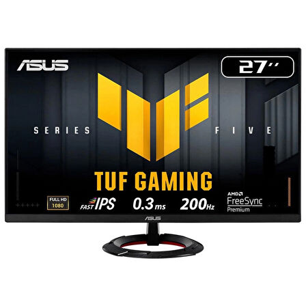 ASUS TUF Gaming VG279Q5R 27 inç 200Hz 0.3ms Full HD Adaptive Sync Fast IPS Gaming Monitör