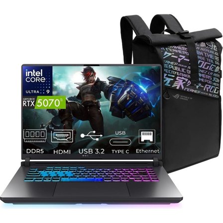 Asus Rog Strix G18 Ultra 9 275HX G815LR-S9155-25 64GB 1tb RTX5070TI W11PRO 18" Wqxga Gaming Laptop