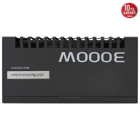ASUS 3000W 80+ PLATINUM PRO WS 3000P TAM MODÜLER POWER SUPPLY 4-Ekran Kartına Kadar Destekler