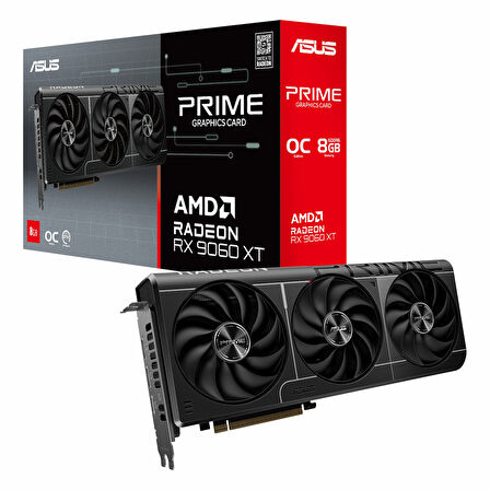 Asus Prime Radeon RX 9060 XT OC 8GB GDDR6 128Bit HDMI/DP Ekran Kartı