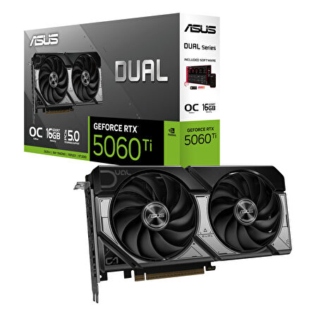 Asus Dual GeForce RTX 5060 Ti OC 16GB GDDR7 128Bit HDMI/DP Ekran Kartı