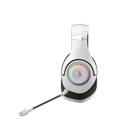 A4Tech Bloody GR270 Kablosuz RGB 7.1 Surround Beyaz Gaming Kulaklık