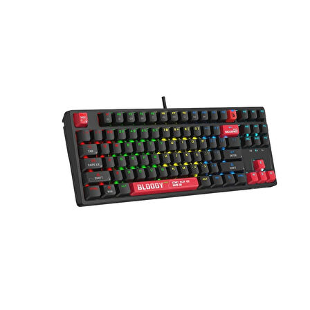 Bloody S87 Mekanik Red Switch RGB Anti-Ghosting Kablolu Klavye