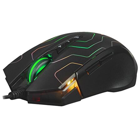 A4 TECH X89 SİYAH-LABİR OPTIK GAMER MOUSE 2400 DPI