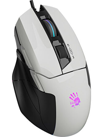 Bloody W70 Max Beyaz RGB Optik Kablolu Oyuncu Mouse OUTLET