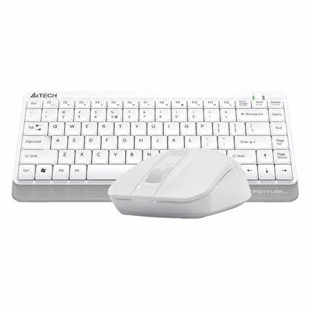 A4 TECH FG1112 2.4 Q FN-MM MİNİ KLAVYE+MOUSE SET BEYAZ