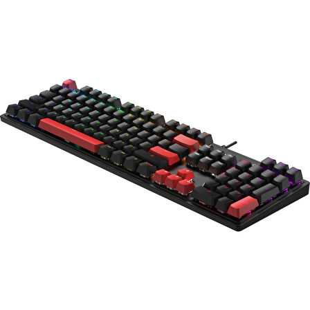 S510R Q Türkçe Mekanik Rgb Bmls Blu Fire Black Gamer Oyun Klavyesi