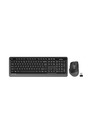 A4 Tech Fg10335 2.4G Gri Q Fn-Mm Klv+Optik Mouse Set