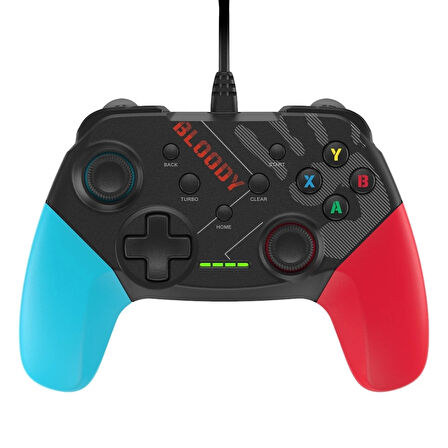 A4Tech Bloody GP30 Mavi Kablolu PC Gamepad