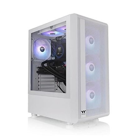 Thermaltake S200 TG 650 W 80+  ARGB Mesh Pencereli Beyaz Oyuncu Kasası