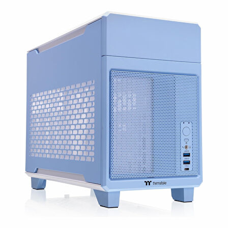 Thermaltake TR100 USB 3.2 mITX Mini Tower Mavi Kasa