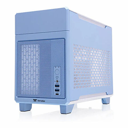 Thermaltake TR100 USB 3.2 mITX Mini Tower Mavi Kasa