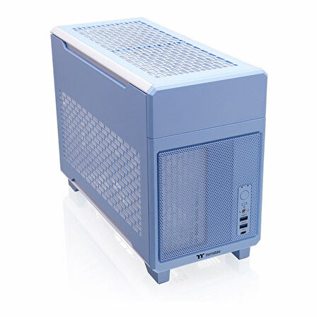 Thermaltake TR100 USB 3.2 mITX Mini Tower Mavi Kasa