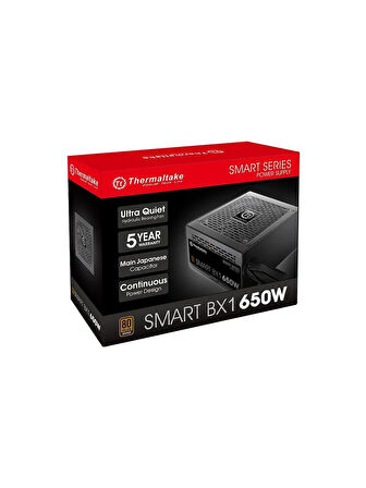 Thermaltake Smart Serisi BX1 650W 80+ Bronze PSU
