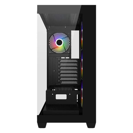 FSP M340 RGB Siyah Tempered Glass USB 3.0 650W 80+ mATX Mid Tower Kasa