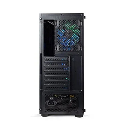AIGO AQUARIUS Mesh 650W 80+ ARGB L17 ARGB Reverse Fans x3,REAR: L17 ARGB fans x1 Mid Tower Kasa