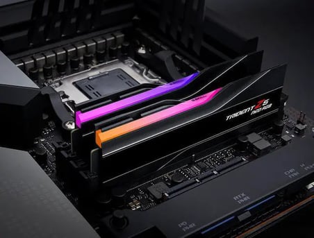 GSKILL TZ5 Neo X RGB Siyah DDR5-6000Mhz CL30 32GB (2x16GB) DUAL (30-38-38-32) 1.35V AMD EXPO ULL/EXPO Teknoloj