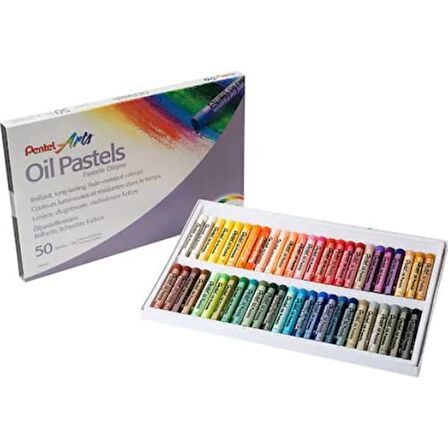 Pentel Pastel Boya Yağlı Phn50 50 Renk