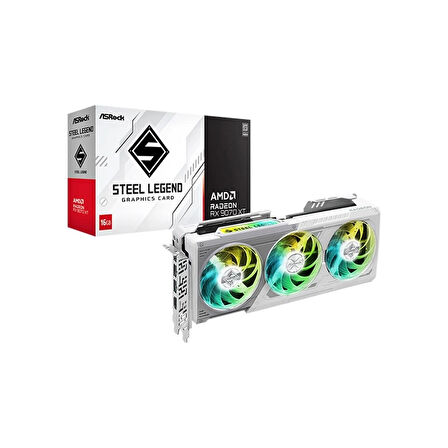 ASRock AMD Radeon RX 9070 XT Steel Legend 16GB