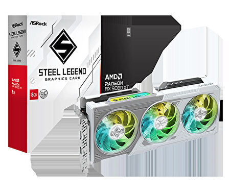 ASRock AMD Radeon RX 9060 XT Steel Legend 8GB OC (RX9060XT SL 8GO)