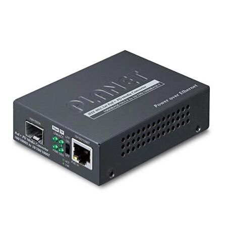 Planet PL-GT-805A-PD 10/100/1000BASE-T to 100/1000BASE-X SFP PoE+ PD Media Converter