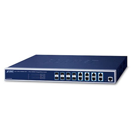 Layer 3 Yönetilebilir Ethernet Switch 8 x 10GBASE-T port (Port 9 ile 16 arası) 4 x 10GBASE-SR/LR SFP+ port (Port 1 ile 8 arası) 48V D TdrTR