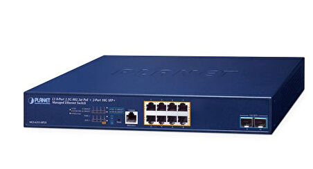 Layer 3 Yönetilebilir Aggregation Switch (Layer 3 Managed Aggregation Switch) 8 x 10/100/1000/2500BASE-T (Port 1 ile Port 8 arası) 8 x 10/100/ TdrTR