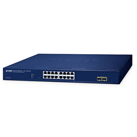 Layer 2 Web Smart Ethernet Switch 16 x 10/100/1000BASE-T port 2 x 100/1000BASE-X SFP yuva 16-Port 10/100/1000T + 2-Port 1000X SFP Web Smart Ethernet Switch