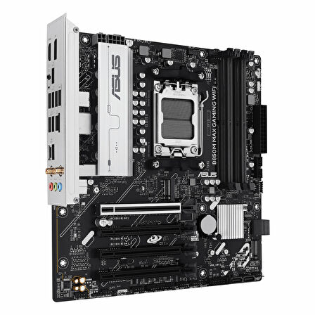 Asus B850M Max Gaming WiFi DDR5 (8000MHz)OC M.2 HDMI/DP/USB-C PCIe 5.0 AM5 mATX Anakart