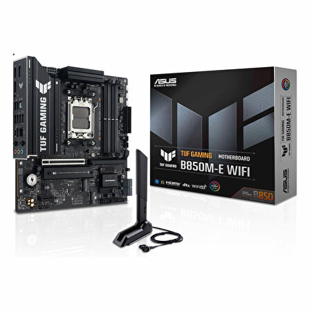 Asus TUF Gaming B850M-E WiFi DDR5 (8000MHz)OC M.2 HDMI/DP/USB-C PCIe 5.0 AM5 mATX Anakart