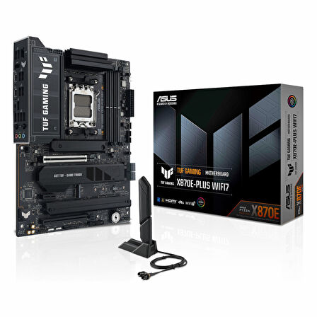 Asus TUF Gaming X870E-Plus WiFi7 DDR5 (8000MHz)OC M.2 HDMI/USB-C PCIe 5.0 AM5 ATX Anakart