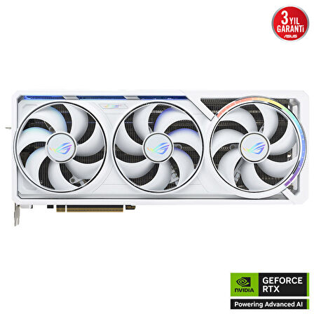 ASUS ROG Astral GeForce RTX 5080 16GB OC White Edition ROG-ASTRAL-RTX5080-O16G-WHITE GDDR7 256Bit Gaming (Oyuncu) Ekran Kartı