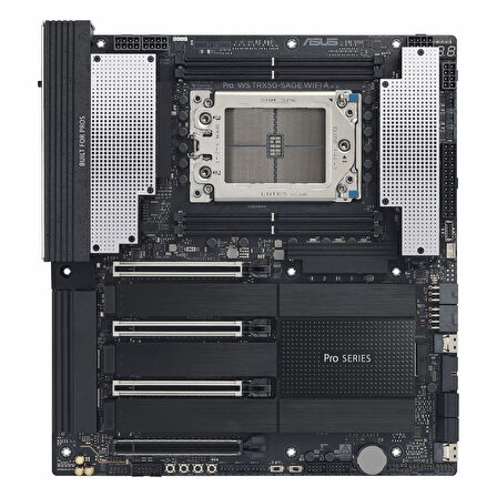 Asus Pro WS TRX50-Sage WiFi A DDR5 (6400MHz)OC M.2 USB-C PCIe 5.0 TR5 CEB Anakart
