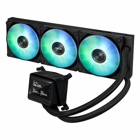 Asus MAX Gaming LC 360 ARGB LCD 360mm AM5/1851P Siyah İşlemci Sıvı Soğutucu
