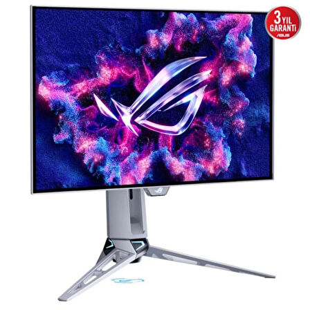 ASUS ROG Swift OLED PG27AQWP-W 26.5 inç 540Hz 2K QHD 0.02ms 720Hz HD Dual Mode Adaptive Sync Tandem OLED Pivot Gaming Monitör