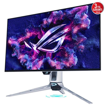 ASUS ROG Swift OLED PG27AQWP-W 26.5 inç 540Hz 2K QHD 0.02ms 720Hz HD Dual Mode Adaptive Sync Tandem OLED Pivot Gaming Monitör