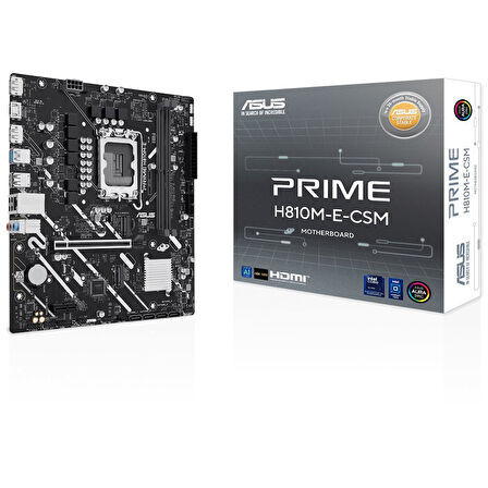 Asus Prıme H810m-e-csm 6400mhz Ddr5 Soket Lga 1851 Dp M.2 Hdmı Matx Anakart 