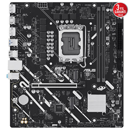 Asus Prıme H810m-e-csm 6400mhz Ddr5 Soket Lga 1851 Dp M.2 Hdmı Matx Anakart 