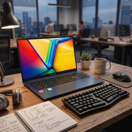 Asus Vivobook 15 X1504VA-BQ4101 ATL6 Intel Core 5 120U 16GB Ram 1TB SSD Freedos 15.6" Notebook